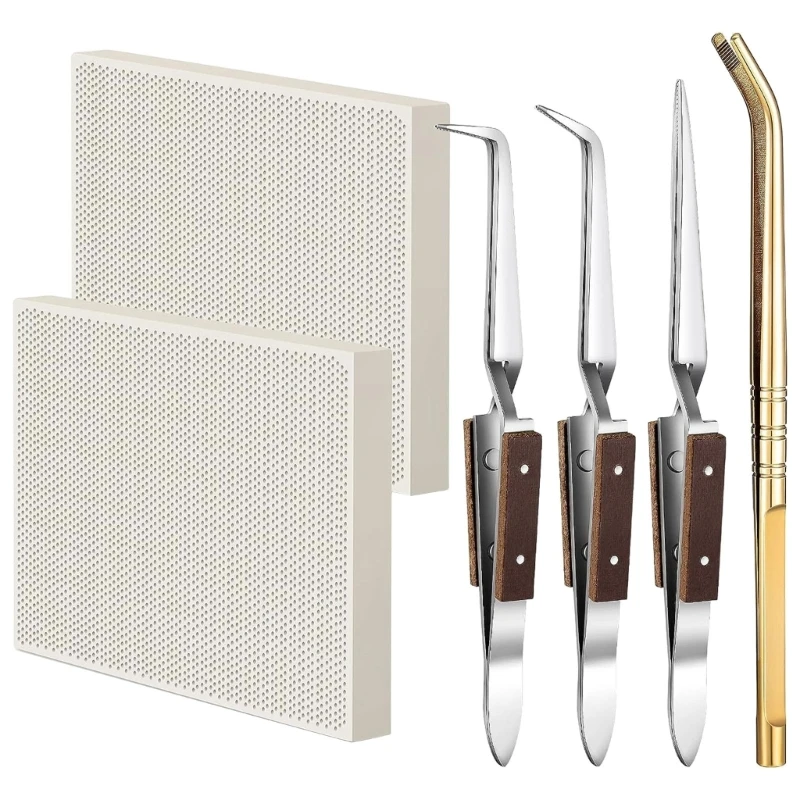 High Temperature Jewelry Soldering Supplies Honeycomb Soldering Blocks Reverse Lock Tweezers Jewelry Making Tools Drop shipping
High Temperature Jewelry Soldering Supplies Honeycomb Soldering Blocks Reverse Lock Tweezers Jewelry Making Tools Drop shipping