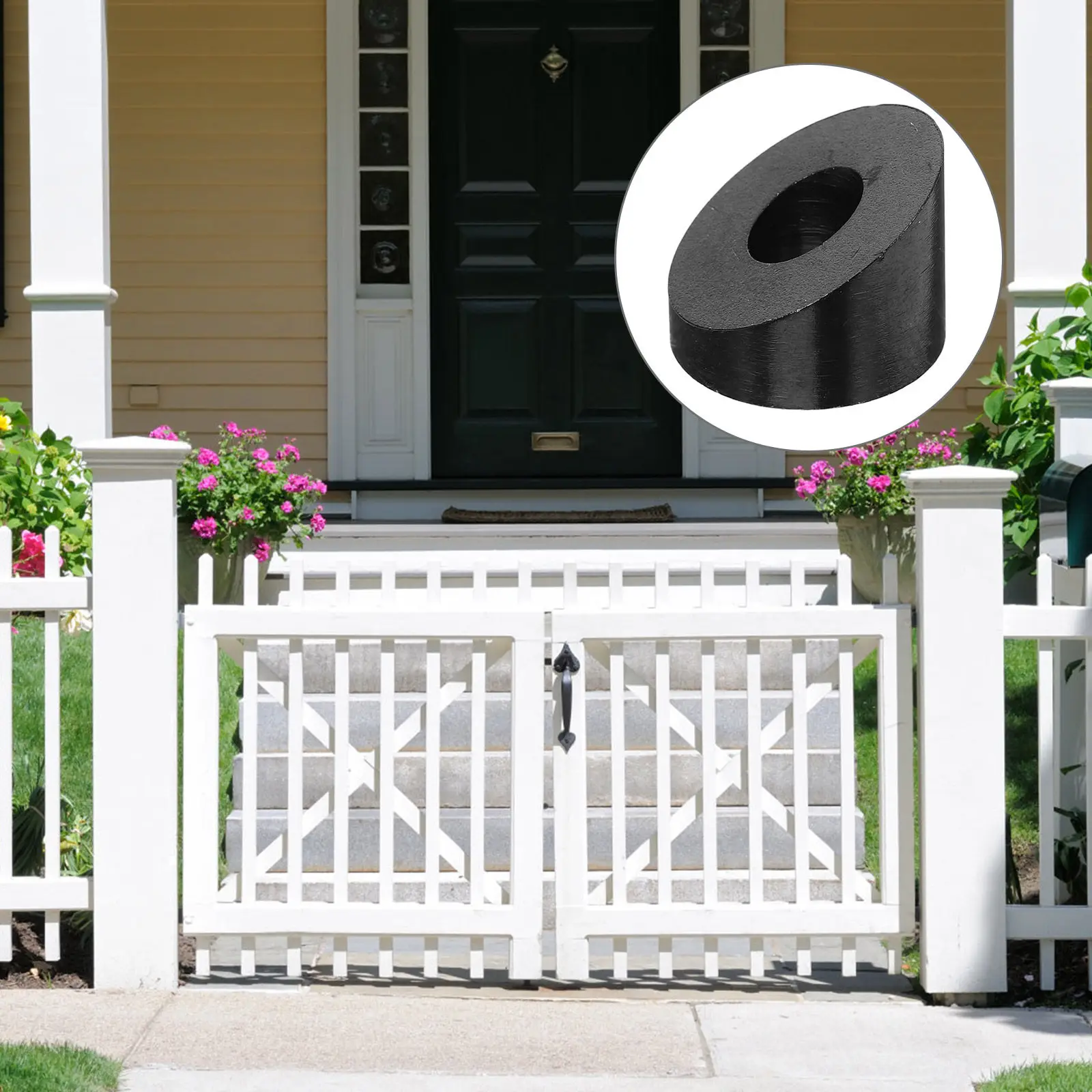 4Pcs Stainless Steel Angle Beveled Washer Stable Cable Railing Curve Surface Deck Post Stair Railing Wire Rope Deck Spacers
4Pcs Stainless Steel Angle Beveled Washer Stable Cable Railing Curve Surface Deck Post Stair Railing Wire Rope Deck Spacers
