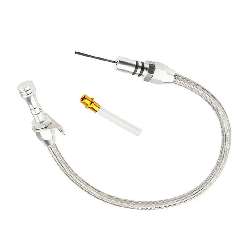 Precision Firewall Mount Transmission Dipstick Stainless Steel Tube For GM 4L80e 4L60e SBC BBC Th350 Th400 Turbo 700R4
Precision Firewall Mount Transmission Dipstick Stainless Steel Tube For GM 4L80e 4L60e SBC BBC Th350 Th400 Turbo 700R4