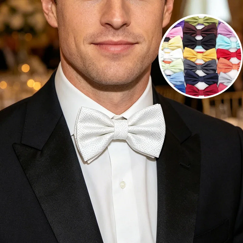 Fashion Men Butterfly Bowties Unisex Solid Color Party Wedding Polyester Jacquard Bow Tie Accessories Wholesale
Fashion Men Butterfly Bowties Unisex Solid Color Party Wedding Polyester Jacquard Bow Tie Accessories Wholesale