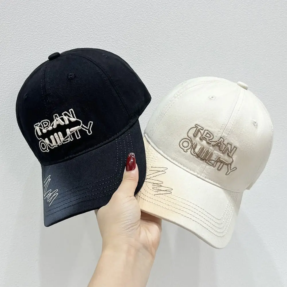 Trendy Sunscreen Women Baseball Cap Embroidery Sunshade Korean Style Sun Hat Adjustable Solid Color Letter Baseball Cap Travel
Trendy Sunscreen Women Baseball Cap Embroidery Sunshade Korean Style Sun Hat Adjustable Solid Color Letter Baseball Cap Travel