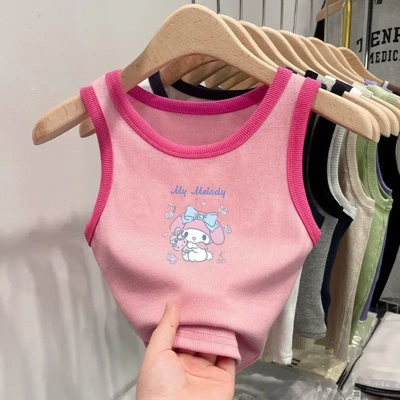 Kawaii Sanrio My Melody Cartoon Summer Children Tank Top Sports Thin Pure Cotton Tank Top Primary School Underlay Small Tank Top
Kawaii Sanrio My Melody Cartoon Summer Children Tank Top Sports Thin Pure Cotton Tank Top Primary School Underlay Small Tank Top