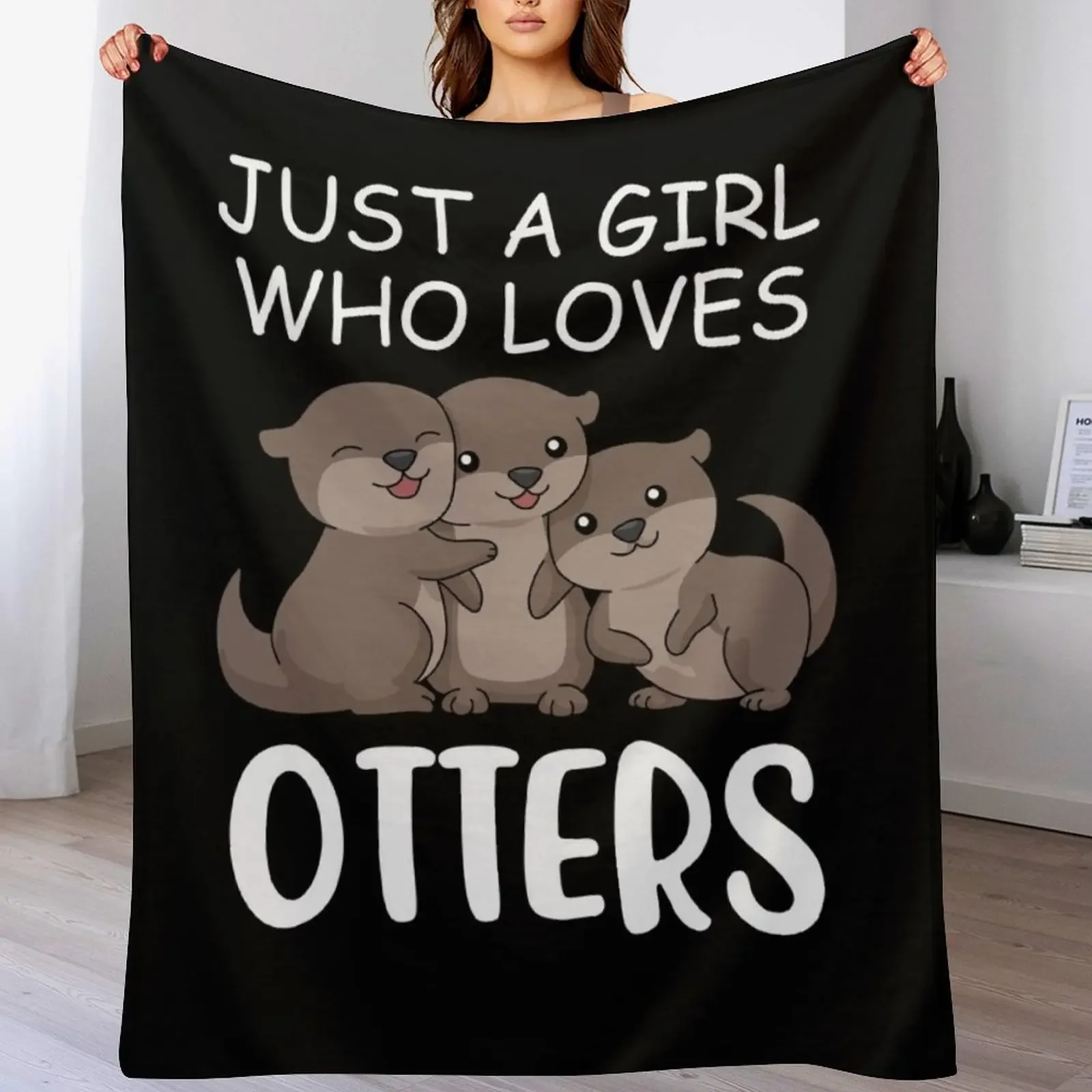Cute Otter Women Sea Just A Girl Who Loves Otters Throw Blanket Foldable Soft Warm Blanket for Outdoor Use
Cute Otter Women Sea Just A Girl Who Loves Otters Throw Blanket Foldable Soft Warm Blanket for Outdoor Use