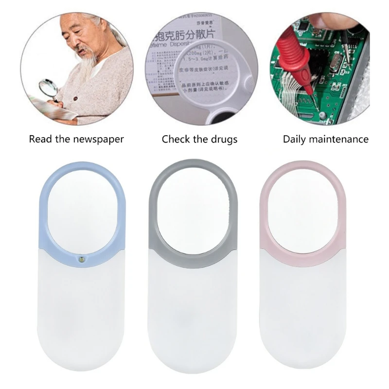 10X Magnifying Glass with Light 1.9inch Pull Type Eye Magnifier Loupe with LED Illuminated Light Hand-held Magnifier for Reading
10X Magnifying Glass with Light 1.9inch Pull Type Eye Magnifier Loupe with LED Illuminated Light Hand-held Magnifier for Reading