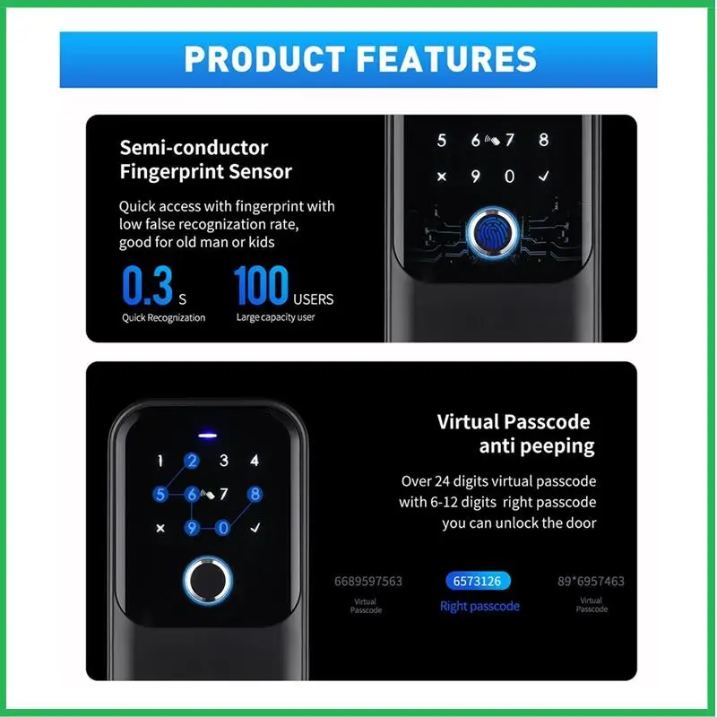 Waterproof Cover Safe Tuya Code Fingerprint Bluetooth Wifi Smart Key Box App Remote Wall Mount Combination Door Lock Box
Waterproof Cover Safe Tuya Code Fingerprint Bluetooth Wifi Smart Key Box App Remote Wall Mount Combination Door Lock Box