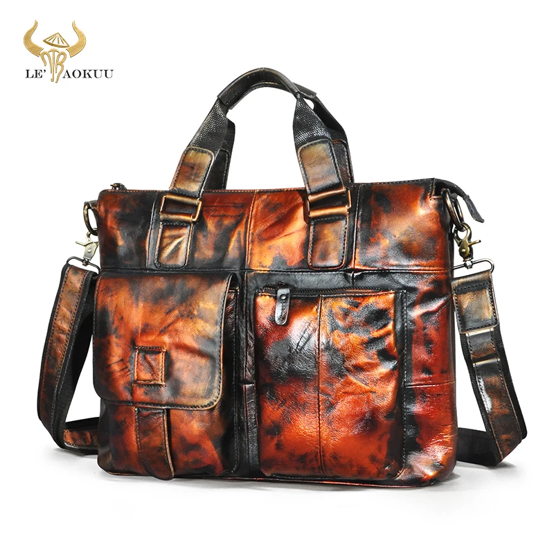 Genuine Leather Antique Design Travel Business Executive Briefcase Laptop Case For Men Messenger Portfolio Tote Bag B260
Genuine Leather Antique Design Travel Business Executive Briefcase Laptop Case For Men Messenger Portfolio Tote Bag B260
