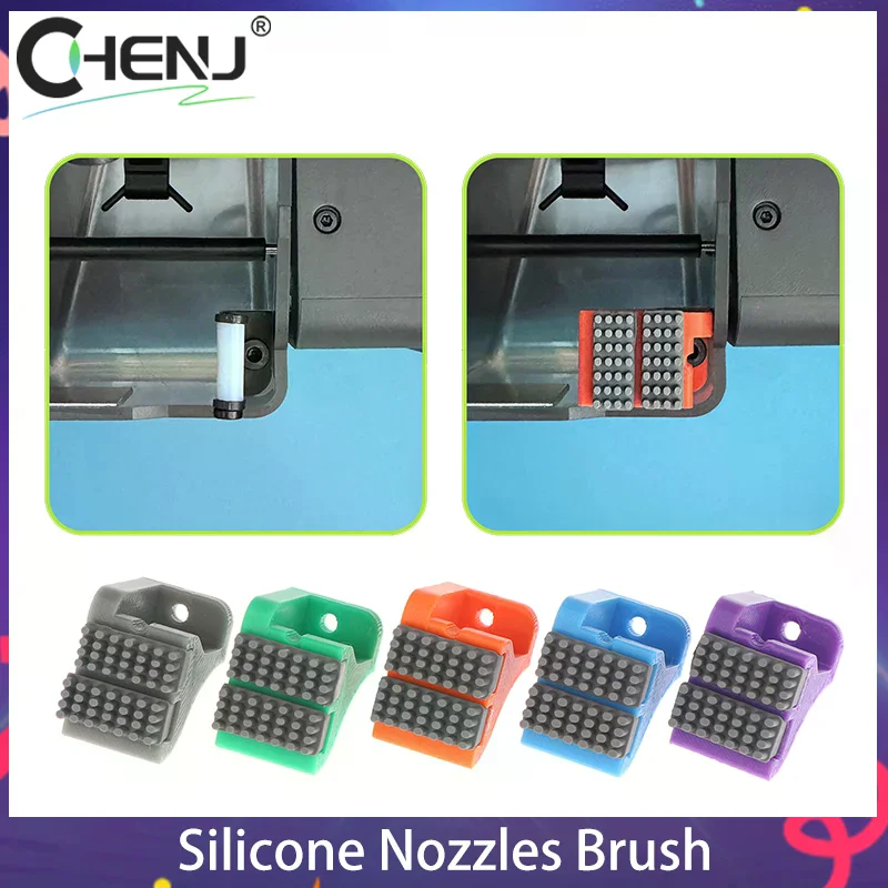 For X1/P1 Silicone Nozzles Brush Hotend Nozzle Wiper Printer Nozzle Wiping Cleaning Tool 3D Printer Upgraded Parts
For X1/P1 Silicone Nozzles Brush Hotend Nozzle Wiper Printer Nozzle Wiping Cleaning Tool 3D Printer Upgraded Parts