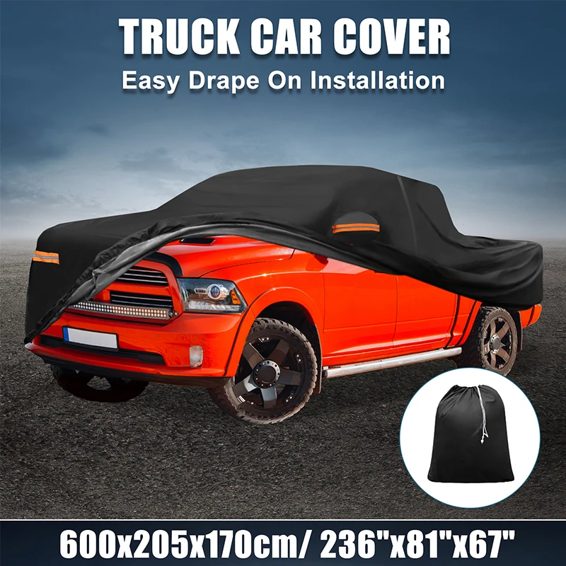 UXCELL Car Cover for Dodge for Ram Crew Cab 210D-PU Outdoor Full Car Cover All Weather Protection with Door Zipper
UXCELL Car Cover for Dodge for Ram Crew Cab 210D-PU Outdoor Full Car Cover All Weather Protection with Door Zipper
