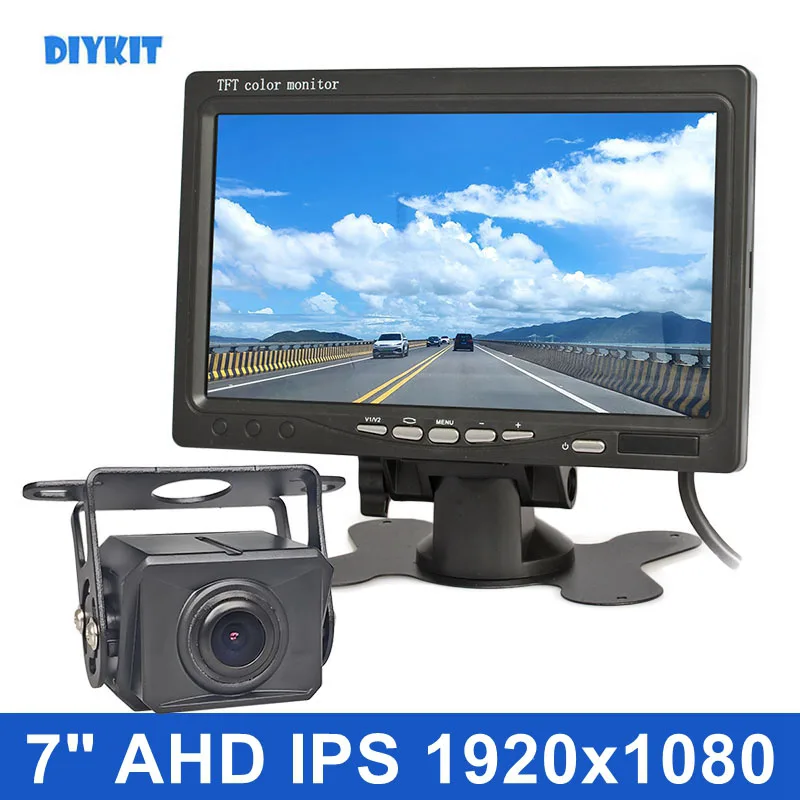 DIYKIT 1920x1080 7-дюймовый AHD IPS автомобильный монитор Монитор заднего вида Водонепроницаемая камера заднего вида Starlight AHD для автобуса, самолета, грузовика
DIYKIT 1920x1080 7-дюймовый AHD IPS автомобильный монитор Монитор заднего вида Водонепроницаемая камера заднего вида Starlight AHD для автобуса, самолета, грузовика