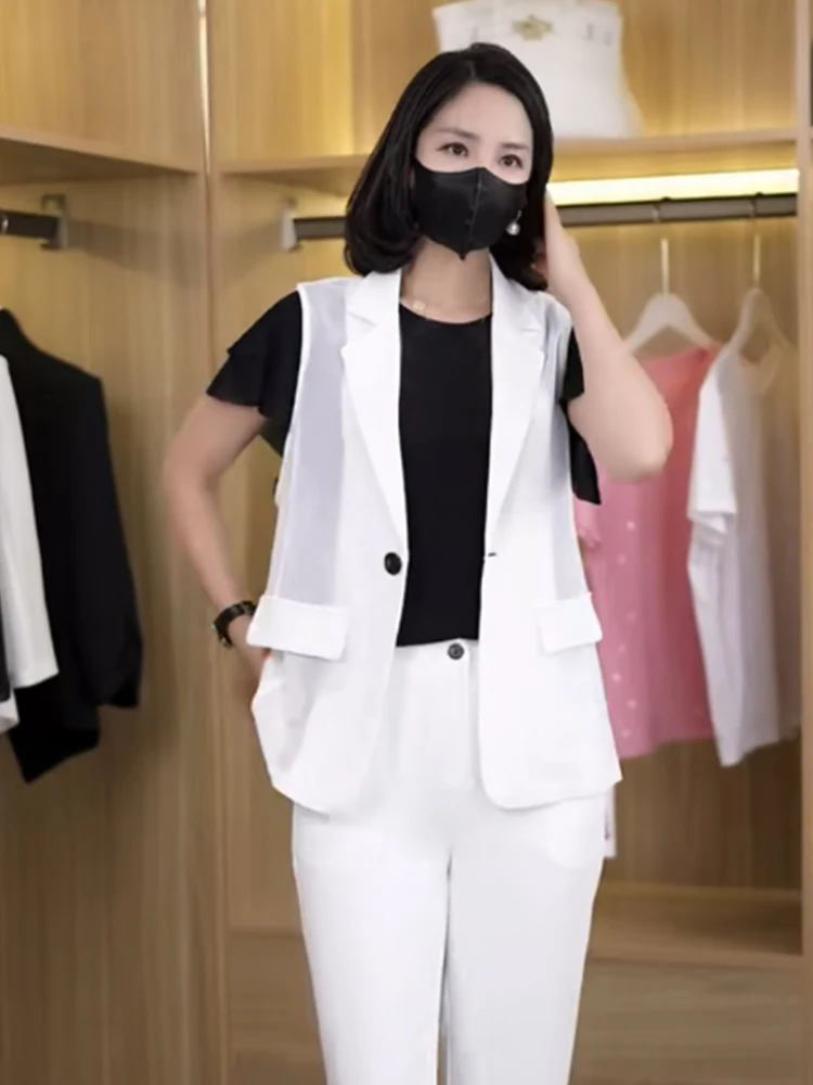 Soft Comfortable Svel Suit Vest Autumn Slimming Single Button Casual Versatile Top for Women Ele Commute Sle Pure...
Soft Comfortable Svel Suit Vest Autumn Slimming Single Button Casual Versatile Top for Women Ele Commute Sle Pure...