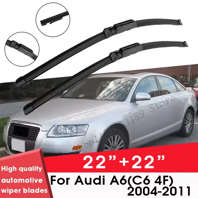 Car Wiper Blade Blades For Audi A6(C6 4F) 2004-2011 22"+ 22" Windshield Windscreen Clean Naturl Rubber Cars Wipers Accessories
Car Wiper Blade Blades For Audi A6(C6 4F) 2004-2011 22"+ 22" Windshield Windscreen Clean Naturl Rubber Cars Wipers Accessories