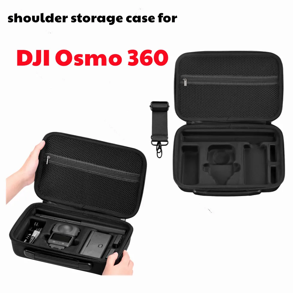 PU Storage Protective Carrying Case for DJI Osmo 360 Camera Portable Travel Bag Handbag Shoulder Bag with Lens Cover accessories
PU Storage Protective Carrying Case for DJI Osmo 360 Camera Portable Travel Bag Handbag Shoulder Bag with Lens Cover accessories