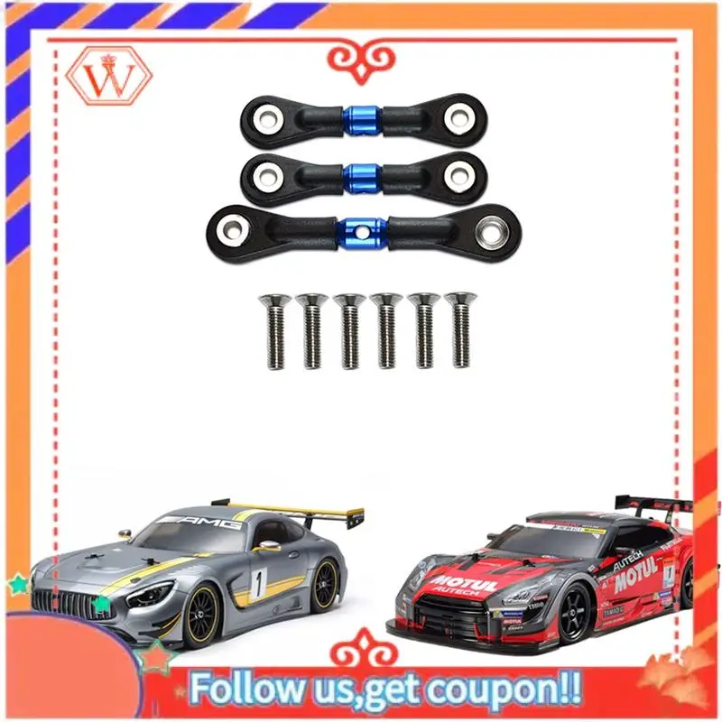 Durable 12Pcs Steering Link Rod Servo Rod For Tamiya TT-02 TT-02T TT02 TT02T 1/10 RC Car Upgrade Parts Accessories,Blue
Durable 12Pcs Steering Link Rod Servo Rod For Tamiya TT-02 TT-02T TT02 TT02T 1/10 RC Car Upgrade Parts Accessories,Blue