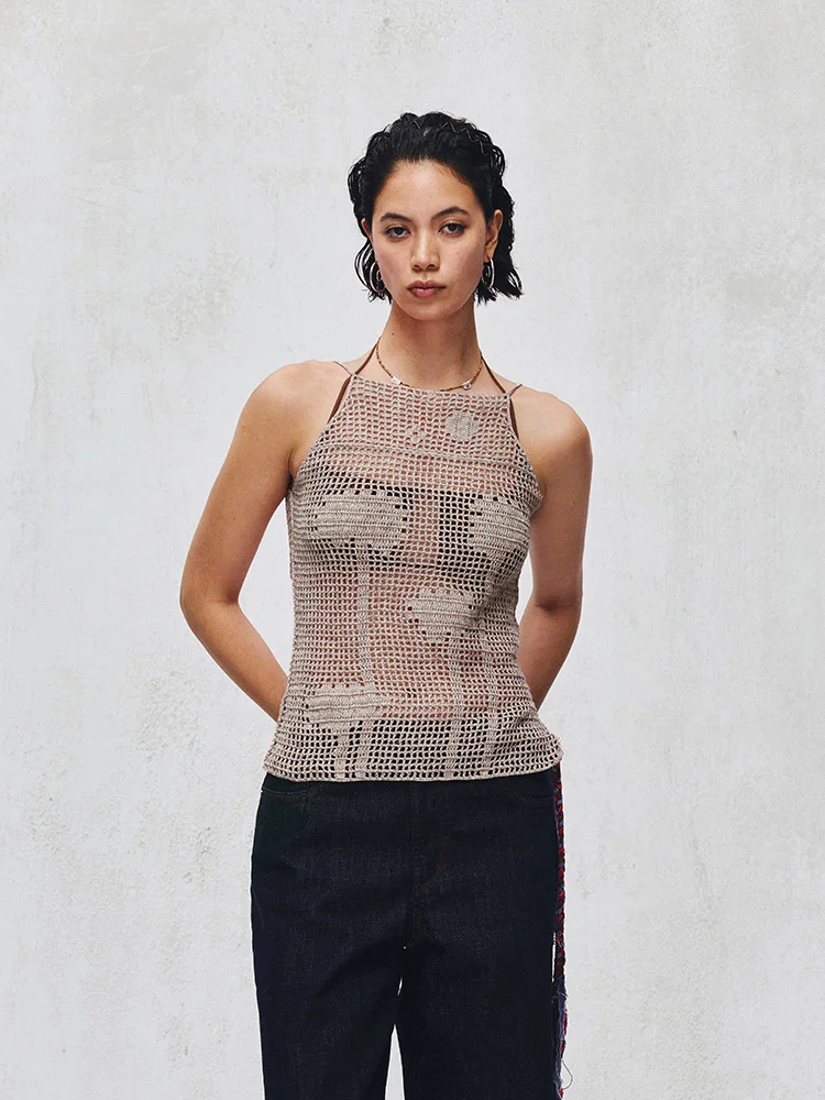 Новинка 2025: Летний топ ручной работы цвета хаки с вырезами, на бретельках, из полиэстера, однотонный, приталенный крой
Новинка 2025: Летний топ ручной работы цвета хаки с вырезами, на бретельках, из полиэстера, однотонный, приталенный крой