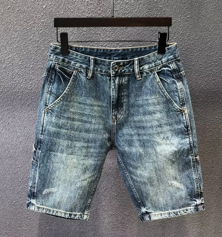 Летние новые мужские джинсовые шорты Slim Fit, модные, длиной до середины икры, повседневные, со средней посадкой, на молнии, молодежный тренд
Летние новые мужские джинсовые шорты Slim Fit, модные, длиной до середины икры, повседневные, со средней посадкой, на молнии, молодежный тренд