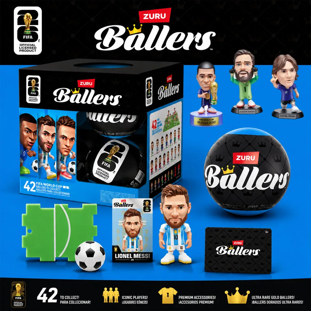 ZURU Ballers FIFA World Cup Soccer Mini FiguresFootball Collectibles Mini Soccer Players Toy Figurines Soccer Toys Collectibles
ZURU Ballers FIFA World Cup Soccer Mini FiguresFootball Collectibles Mini Soccer Players Toy Figurines Soccer Toys Collectibles