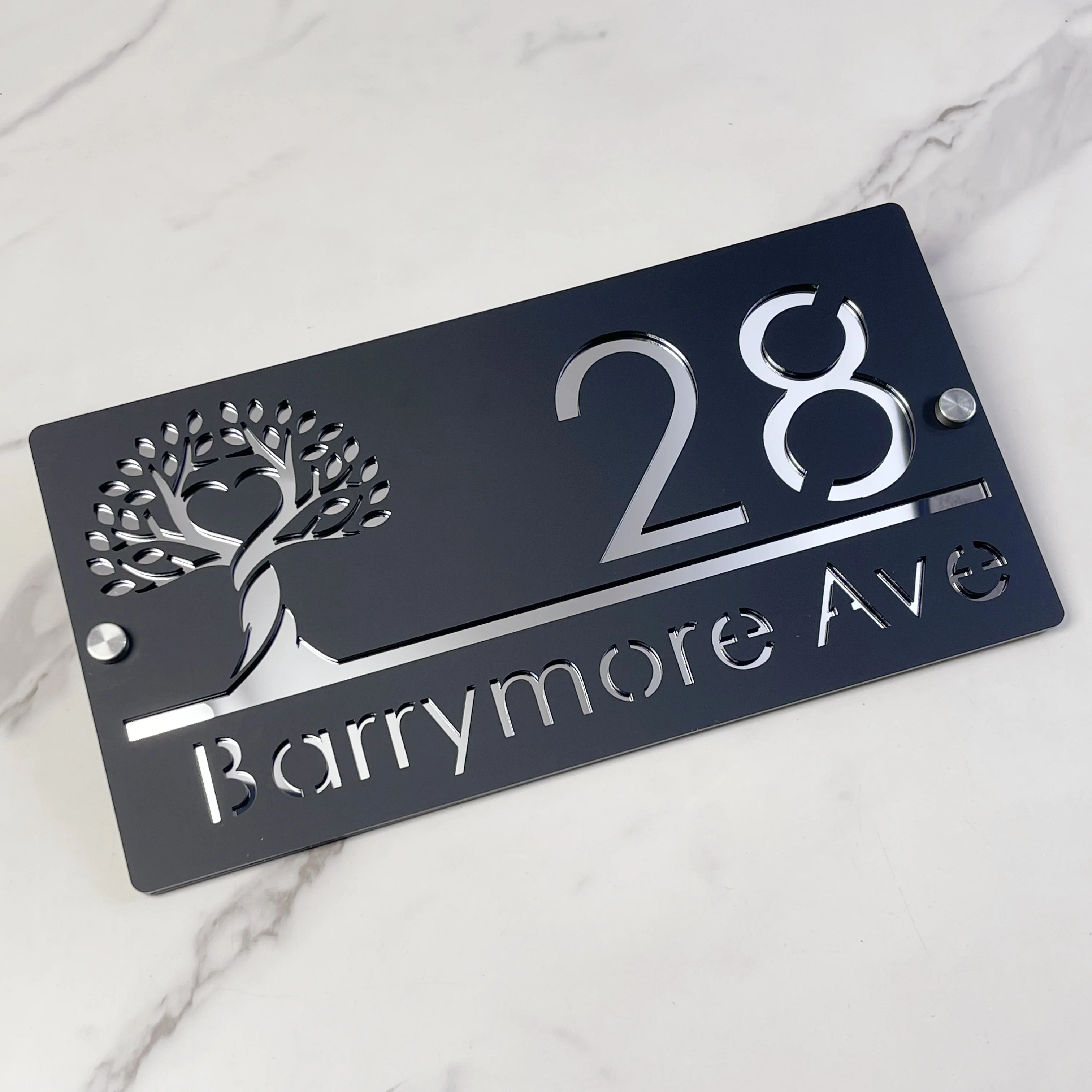 Personalized Tree of Life Address Sign Custom House Number Acrylic Wall Hanging, Outdoor Home Decor for Front Door, Porch, Yard
Personalized Tree of Life Address Sign Custom House Number Acrylic Wall Hanging, Outdoor Home Decor for Front Door, Porch, Yard