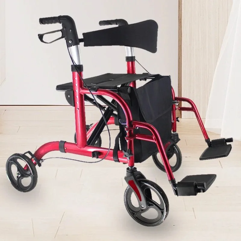 Elderly Shopping Cart with Seat Foldable Walker 4-Wheel Grocery Trolley for Seniors Portable Market Cart for Outdoor Shopping
Elderly Shopping Cart with Seat Foldable Walker 4-Wheel Grocery Trolley for Seniors Portable Market Cart for Outdoor Shopping
