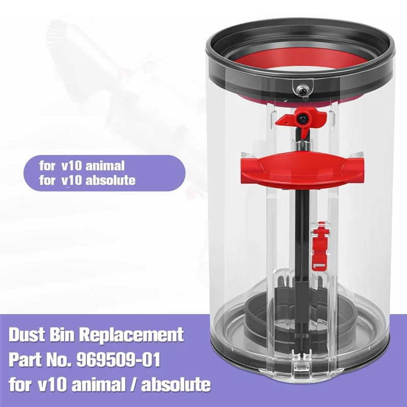 ABGH-Dust Container With Filter Replacement Parts For Dyson V10 SV12 Animal And Absolute Vacuum Cleaner Accessories Dustbin
ABGH-Dust Container With Filter Replacement Parts For Dyson V10 SV12 Animal And Absolute Vacuum Cleaner Accessories Dustbin