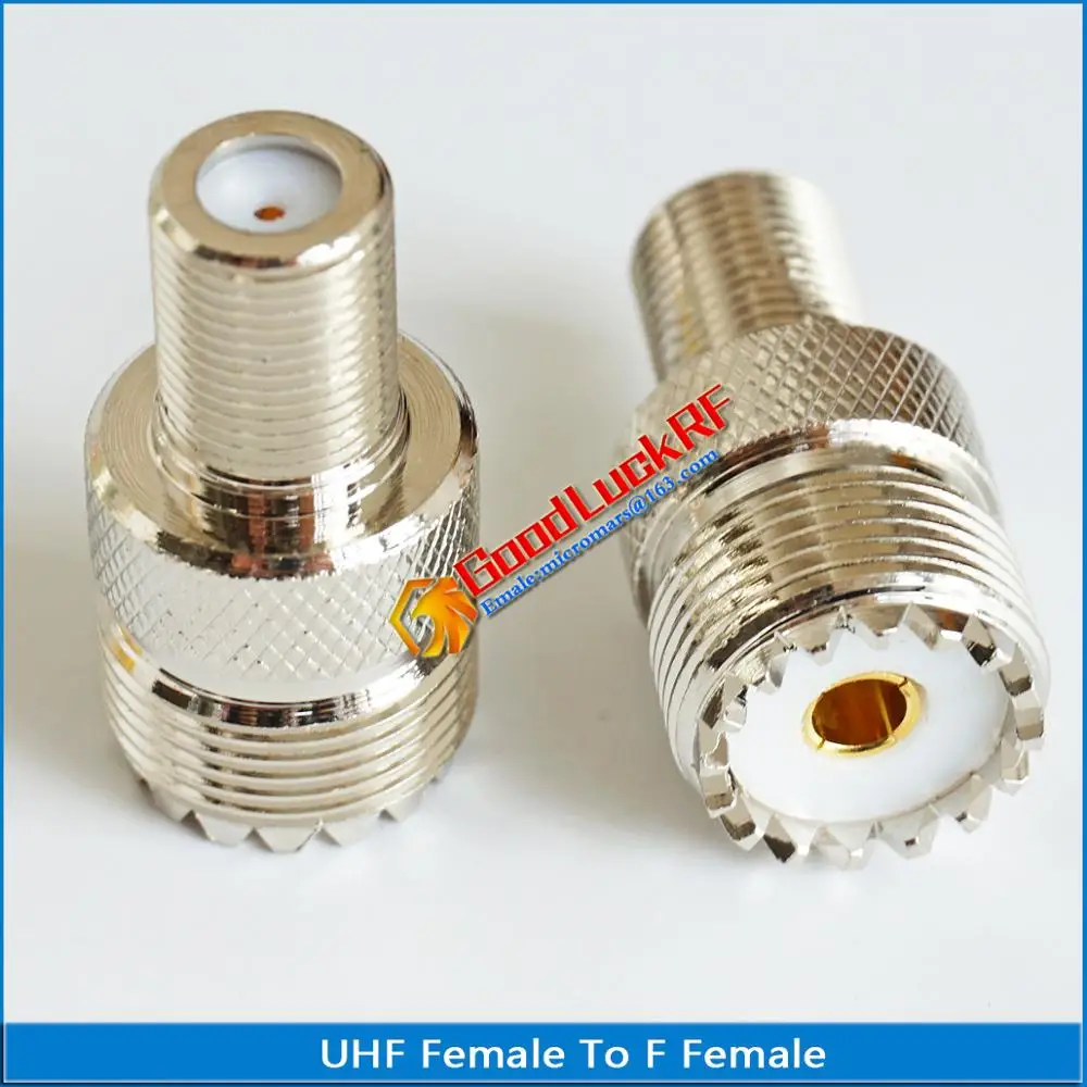 1X Pcs PL259 PL-259 SO239 SO-239 UHF Female to F Female Plug UHF to F TV Brass Straight RF Connector Coaxial Adapters
1X Pcs PL259 PL-259 SO239 SO-239 UHF Female to F Female Plug UHF to F TV Brass Straight RF Connector Coaxial Adapters
