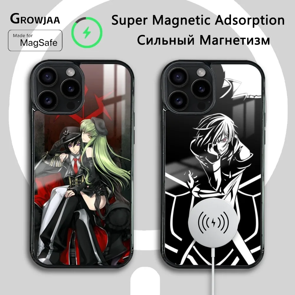 Code G-Geass Anime Phone Case For iPhone 16 15 14 13 12 11 Pro Max Plus Mini Magsafe Mirror Wireless Magnetic Cover
Code G-Geass Anime Phone Case For iPhone 16 15 14 13 12 11 Pro Max Plus Mini Magsafe Mirror Wireless Magnetic Cover