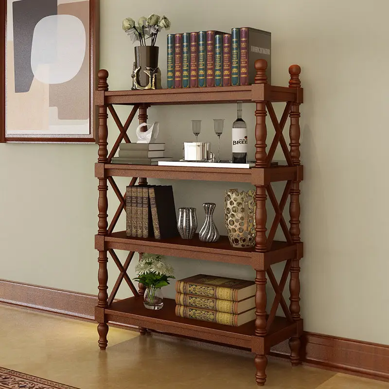 American style solid wood bookshelf, bedroom bookshelf, multi-layer storage, minimalist student home, European style living room
American style solid wood bookshelf, bedroom bookshelf, multi-layer storage, minimalist student home, European style living room