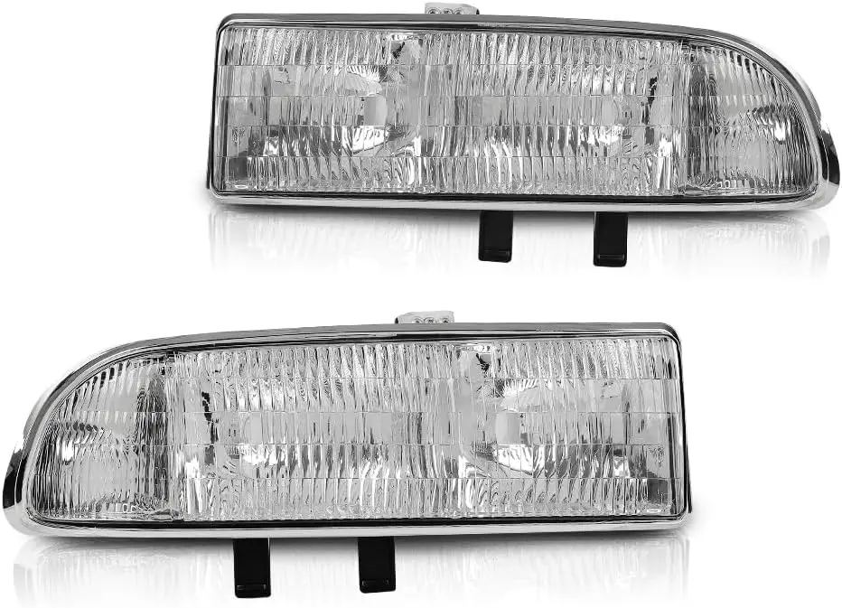 Left and Right Headlight Assembly Set Compatible with 1998-2005 Blazer / 1998-2004 S10 15098267 15098268
Left and Right Headlight Assembly Set Compatible with 1998-2005 Blazer / 1998-2004 S10 15098267 15098268