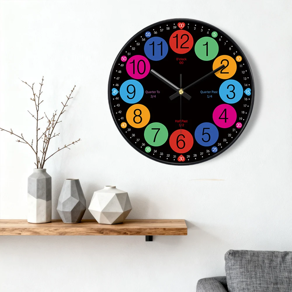 Early Education Clock Recognition Time Wall Clock Classroom Kindergarten Children's Room Cartoon Wall Watch Home Decor 10/12inch
Early Education Clock Recognition Time Wall Clock Classroom Kindergarten Children's Room Cartoon Wall Watch Home Decor 10/12inch