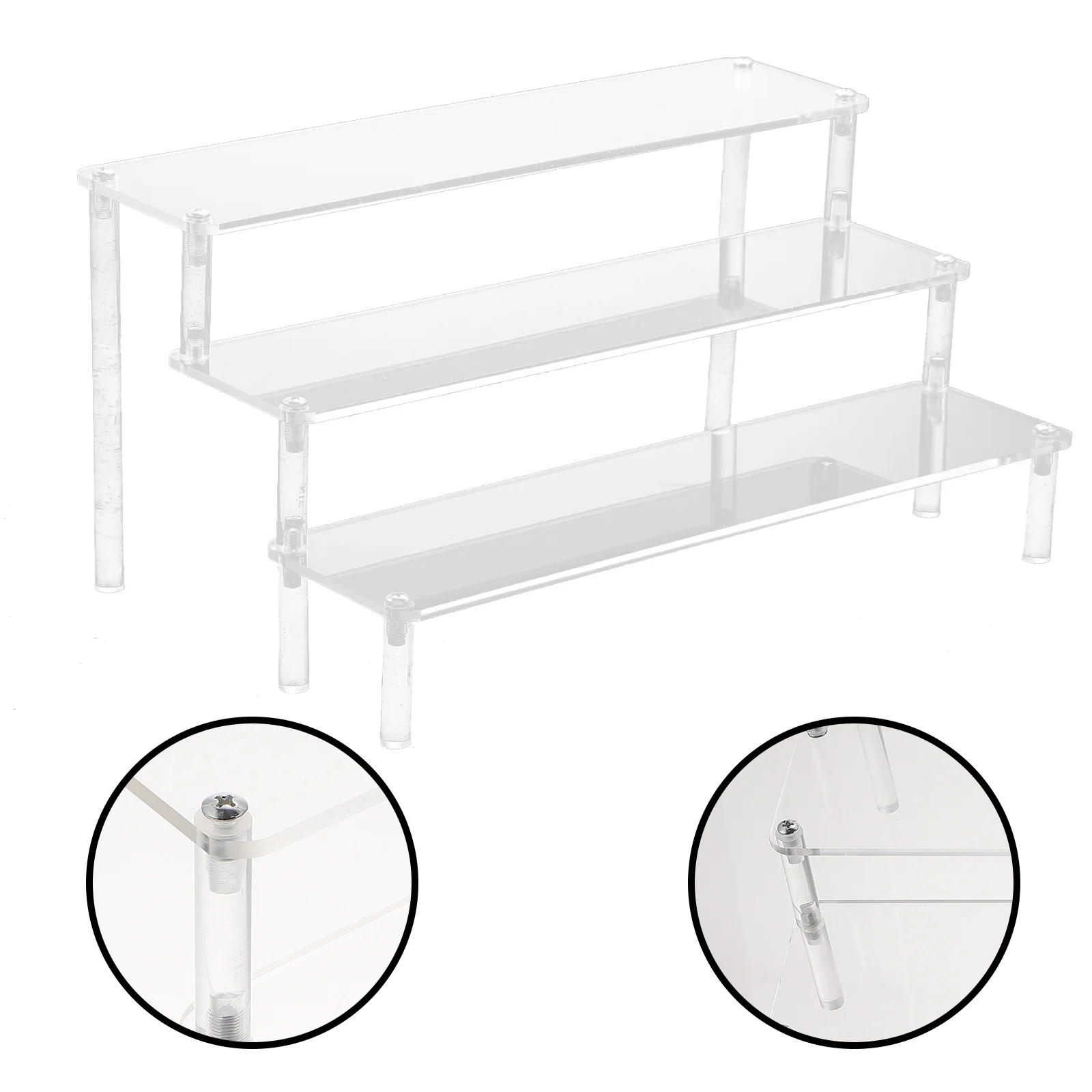 1Pcs Acrylic Clear Display Stand Multi-Layer Organizer Rack Storage Shelf for Jewelry Makeup Desktop Holder Office Supplies
1Pcs Acrylic Clear Display Stand Multi-Layer Organizer Rack Storage Shelf for Jewelry Makeup Desktop Holder Office Supplies