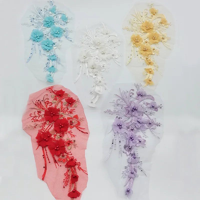 20Pcs Wedding Dress Chiffon Patch Sewing On Three-Dimensional Flower Applique Garniture DIY Craft Lace Fabric Applique
20Pcs Wedding Dress Chiffon Patch Sewing On Three-Dimensional Flower Applique Garniture DIY Craft Lace Fabric Applique