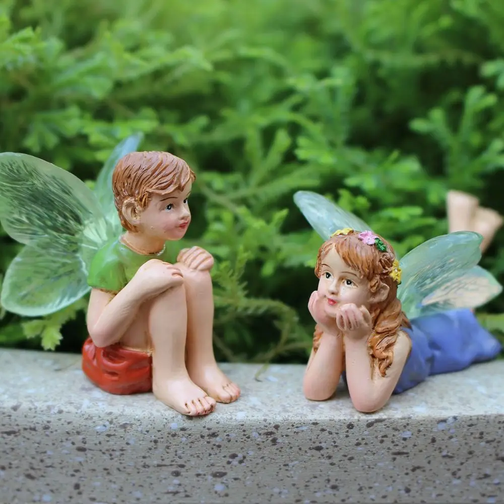 2pcs Crafts Resin Flower Fairy Statue Cute Creative Miniature Figurines Mini Funny Garden Sculptures Children
2pcs Crafts Resin Flower Fairy Statue Cute Creative Miniature Figurines Mini Funny Garden Sculptures Children
