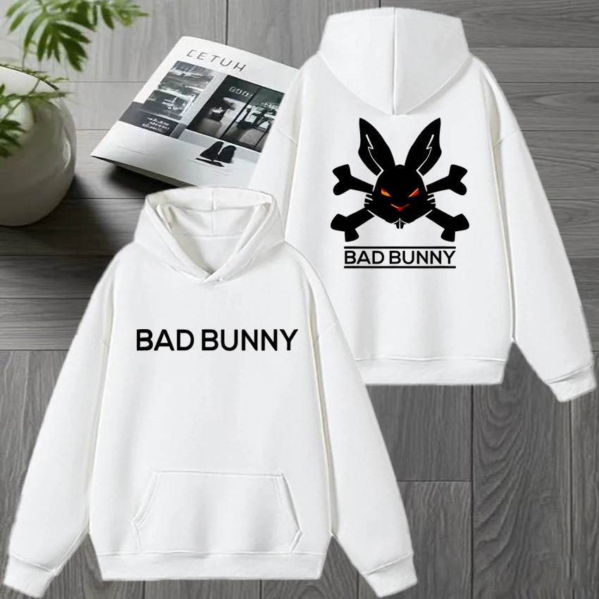 Hot Sale Bad Bunny harajuku Cartoon Double Sided print pullovers Men women vintage Winter Sweatshirt Unisex Fleece Casual Hoodie
Hot Sale Bad Bunny harajuku Cartoon Double Sided print pullovers Men women vintage Winter Sweatshirt Unisex Fleece Casual Hoodie