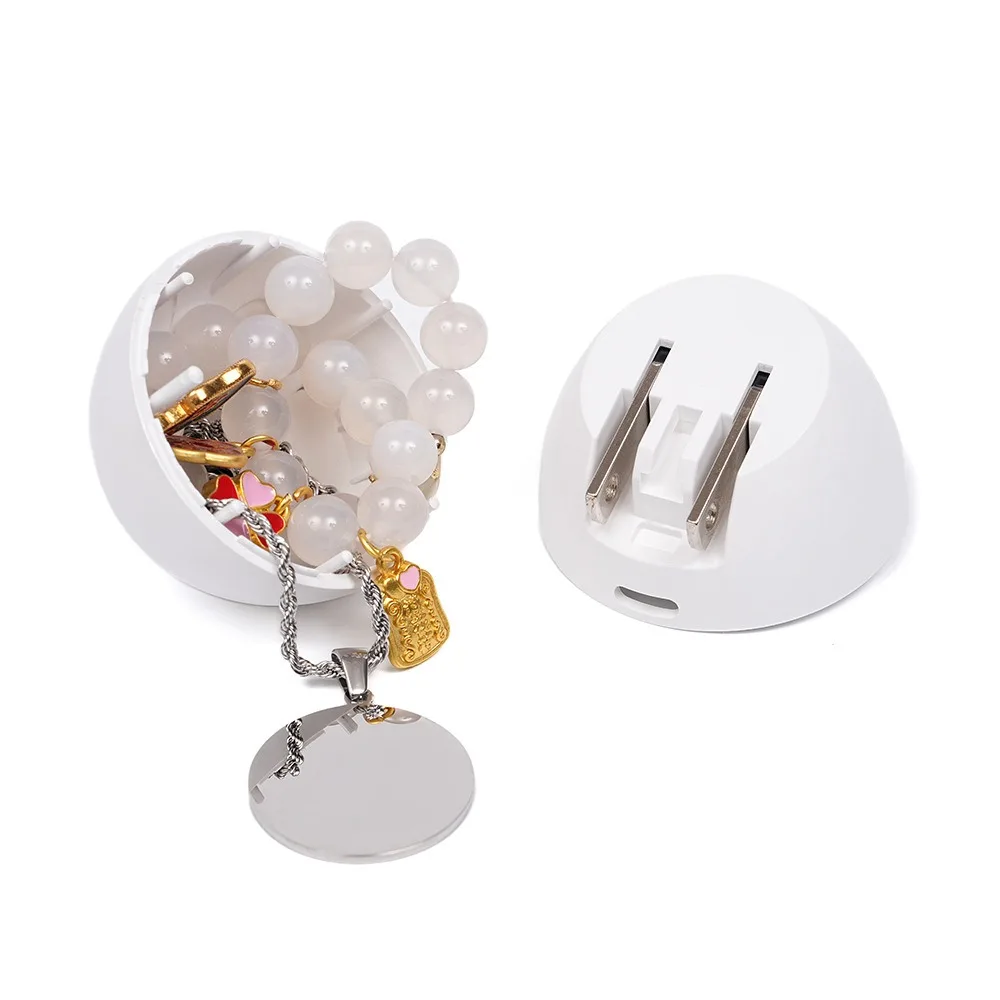 Egg Shaped Simulated Charger Plug Storage Box, US & EU Plug Multi-use Pill & Small Item Container, No Charging Function
Egg Shaped Simulated Charger Plug Storage Box, US & EU Plug Multi-use Pill & Small Item Container, No Charging Function