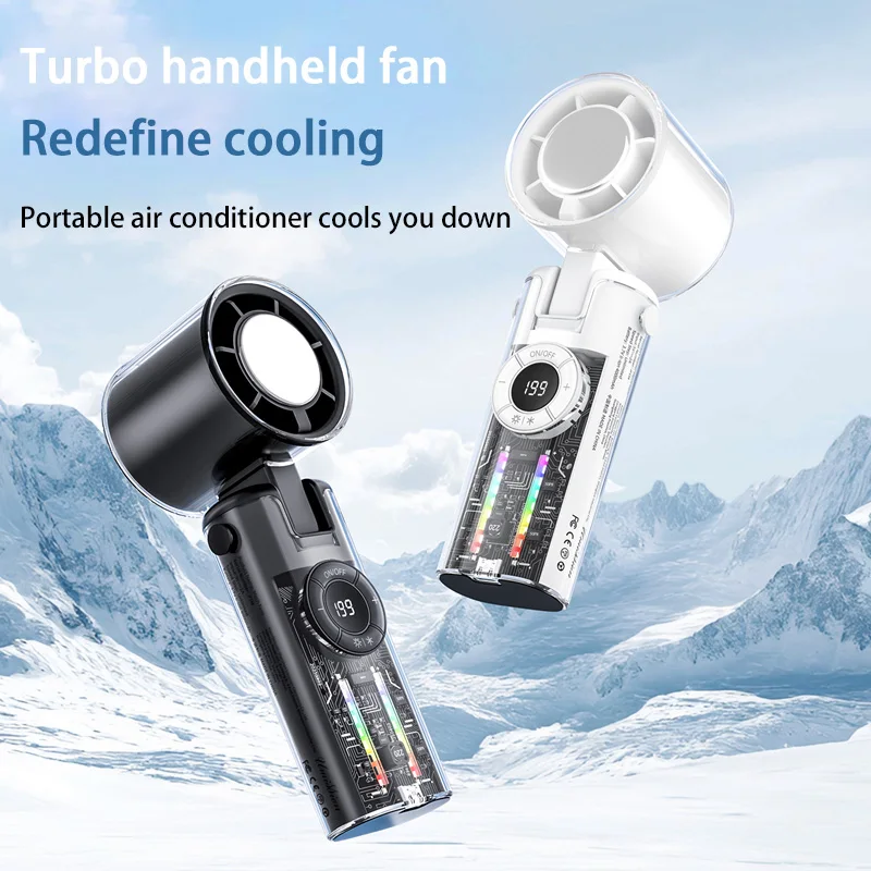 Ручной охлаждающий вентилятор Перезаряжаемый через USB вентилятор-кулер с подсветкой Цифровой дисплей Горячая погода должна иметь с 199 режимами ветра для девочек
Ручной охлаждающий вентилятор Перезаряжаемый через USB вентилятор-кулер с подсветкой Цифровой дисплей Горячая погода должна иметь с 199 режимами ветра для девочек