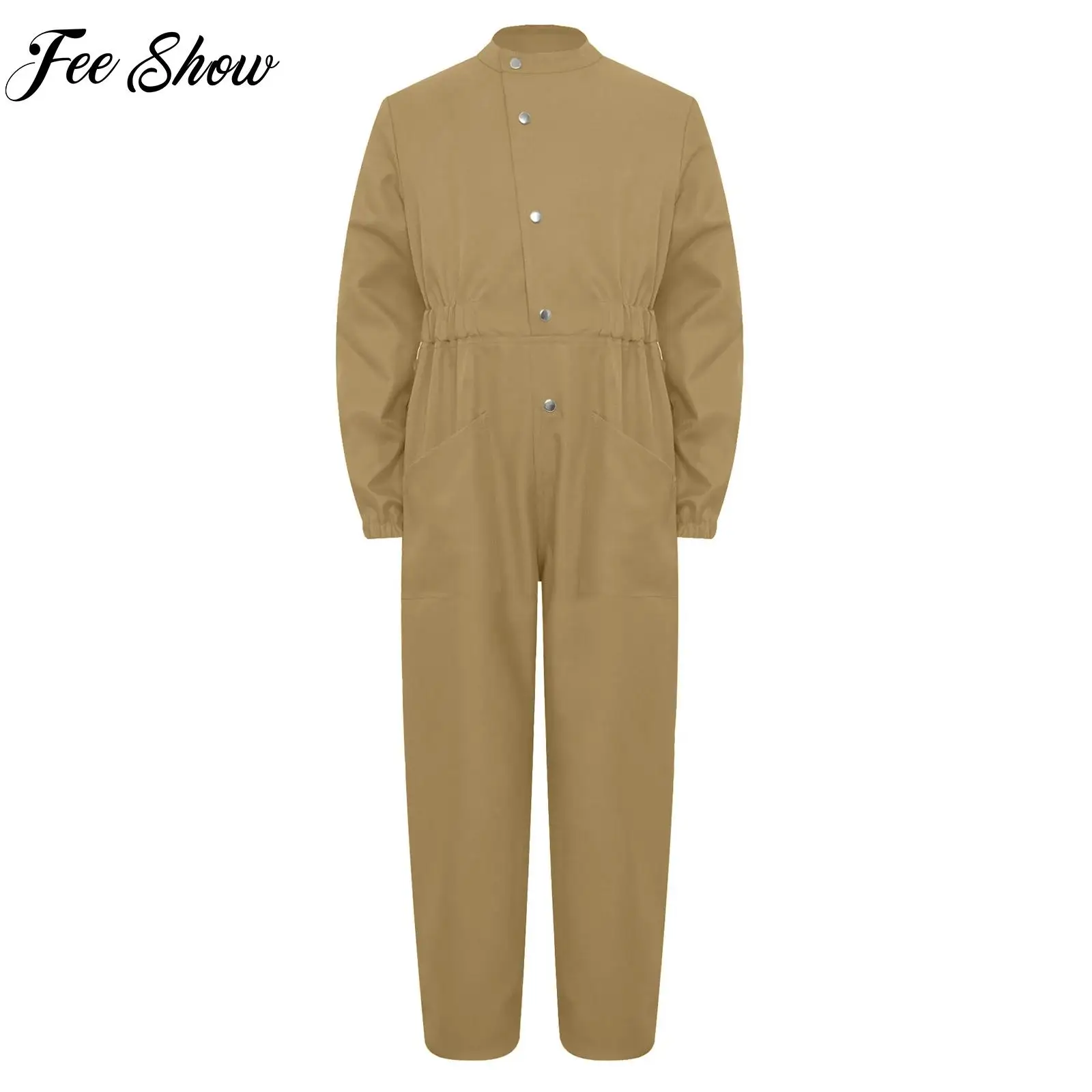 Girls Solid Color Casual Coveralls Mechanic Boiler Suit Kids School Flightsuit Long Sleeve Fashion Zipper Rompers with Pockets
Girls Solid Color Casual Coveralls Mechanic Boiler Suit Kids School Flightsuit Long Sleeve Fashion Zipper Rompers with Pockets