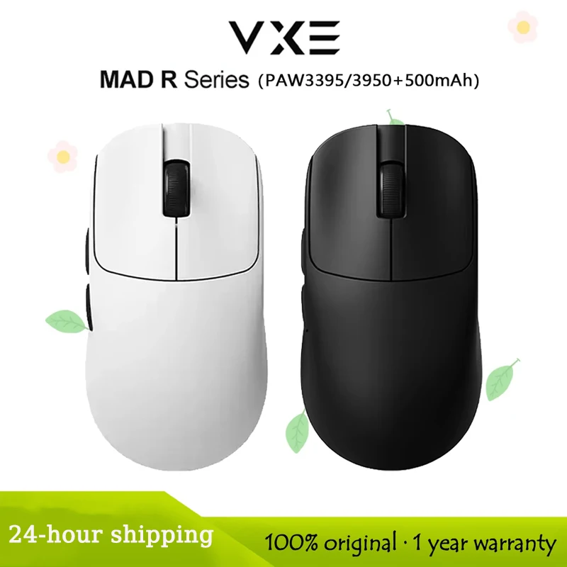 VXE Mad R Major Ultra-Lightweight Wireless Dual-Mode Mouse Ergonomic Paw3395 Game Esports Long battery life Office Mouse
VXE Mad R Major Ultra-Lightweight Wireless Dual-Mode Mouse Ergonomic Paw3395 Game Esports Long battery life Office Mouse