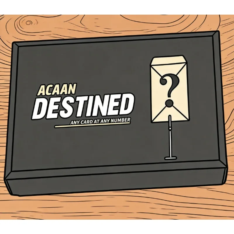 Карта с произвольным номером ACAAN Destined – Фокус с конвертом-пророчеством, карточный гиммик, магические трюки, ментализм, иллюзии для сцены и крупного плана, реквизит
Карта с произвольным номером ACAAN Destined – Фокус с конвертом-пророчеством, карточный гиммик, магические трюки, ментализм, иллюзии для сцены и крупного плана, реквизит