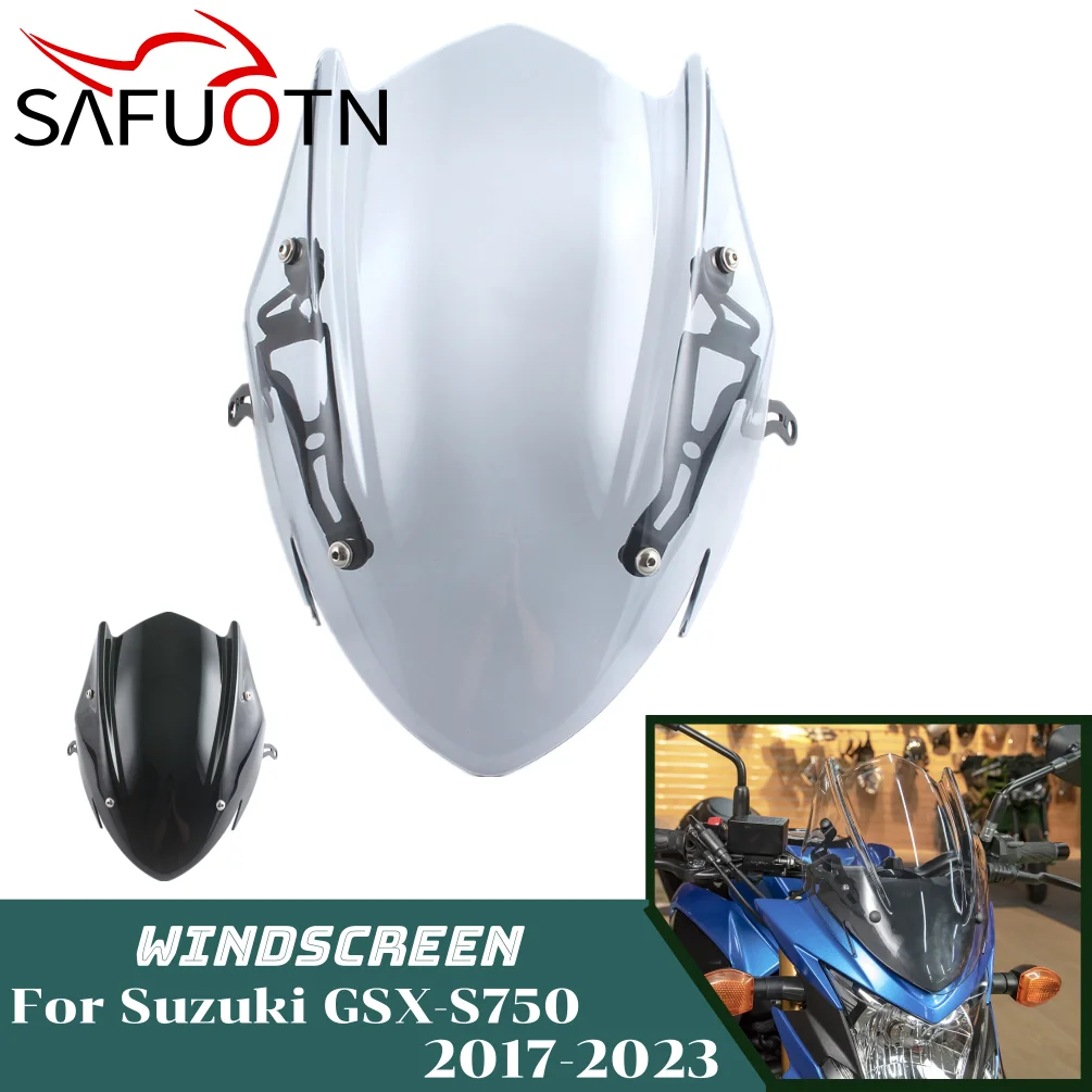 for Suzuki GSX-S750 GSXS750 2017-2023 GSXS GSX-S 750 Sport Touring Windshield Windscreen Motorcycle Wind Deflector Shield Screen
for Suzuki GSX-S750 GSXS750 2017-2023 GSXS GSX-S 750 Sport Touring Windshield Windscreen Motorcycle Wind Deflector Shield Screen