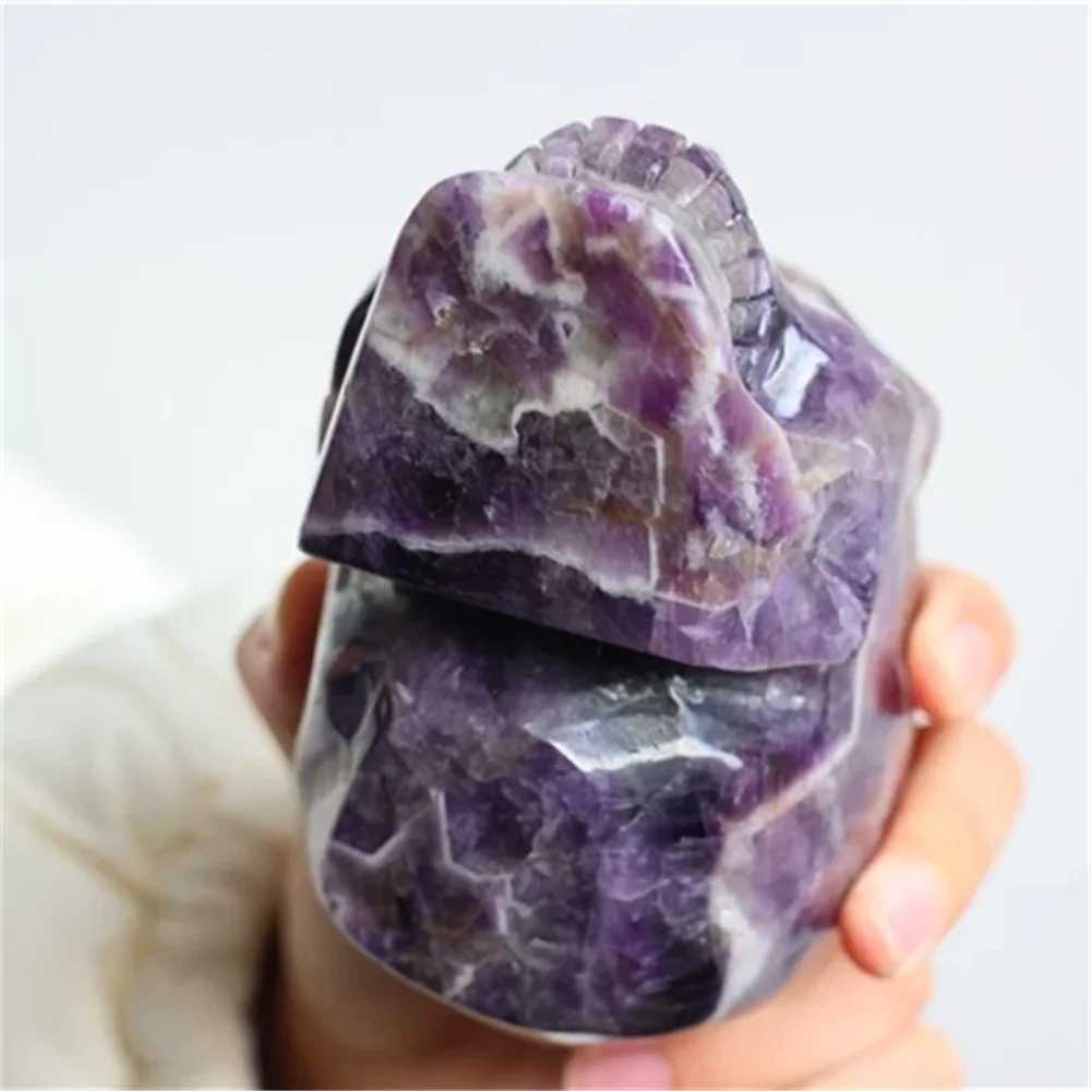 Natural dreamy amethyst skull, energy gem, spiritual healing, gift, decoration, meditation, demagnetization, divination
Natural dreamy amethyst skull, energy gem, spiritual healing, gift, decoration, meditation, demagnetization, divination