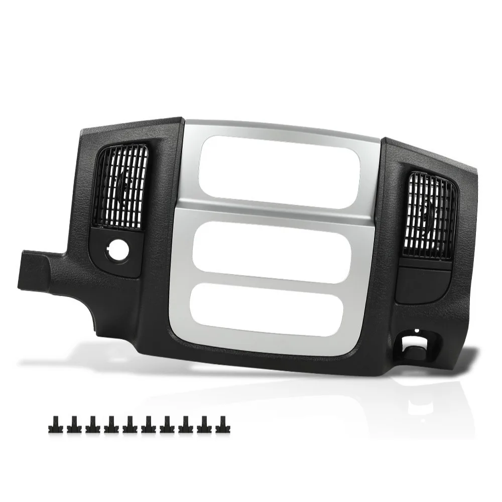 Fits 02-05 Dodge Ram 1500 2500 3500 Dash Radio Climate Trim Bezel Black & Gray
Fits 02-05 Dodge Ram 1500 2500 3500 Dash Radio Climate Trim Bezel Black & Gray