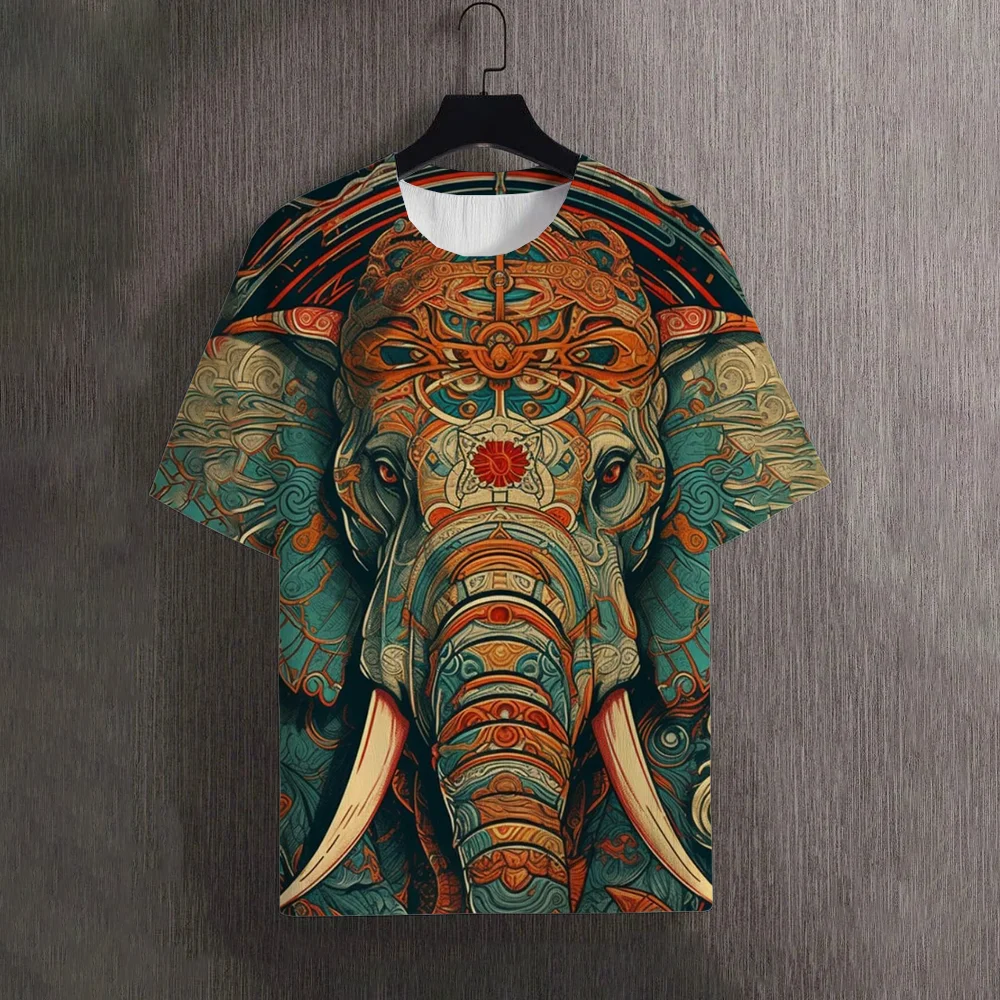 Men's T-Shirts Summer Animal Elephant Pattern 3D Print Tops Tees Women Streetwear Fashion Oversized T Shirt Men Clothing Tops
Men's T-Shirts Summer Animal Elephant Pattern 3D Print Tops Tees Women Streetwear Fashion Oversized T Shirt Men Clothing Tops