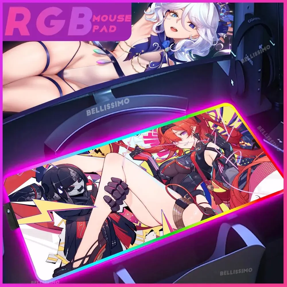 Kawaii Hot wuthering waves Mouse Pad RGB Gaming Mouse Pad Large Cool Keyboard Desk escritorio Rubber gaming No-slip Mouse Mat
Kawaii Hot wuthering waves Mouse Pad RGB Gaming Mouse Pad Large Cool Keyboard Desk escritorio Rubber gaming No-slip Mouse Mat