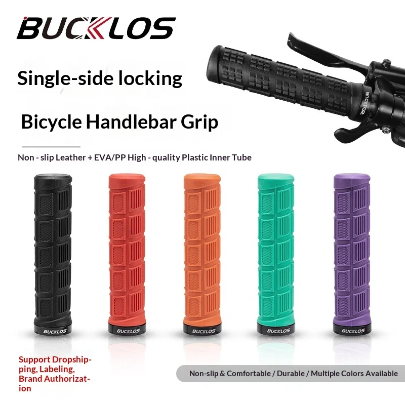 Bucklos Mountain Bike Handlebar Grips Aluminum Single Lock On Rubber Waterproof Anti Slip Shock Absorption Bicycle Accessories
Bucklos Mountain Bike Handlebar Grips Aluminum Single Lock On Rubber Waterproof Anti Slip Shock Absorption Bicycle Accessories