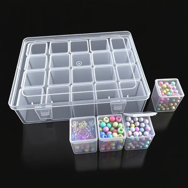 ● Adjustable Plastic Storage Box For Storing Beads, Jewelry, Handicrafts, Portable Storage Box For Christmas Gifts
● Adjustable Plastic Storage Box For Storing Beads, Jewelry, Handicrafts, Portable Storage Box For Christmas Gifts