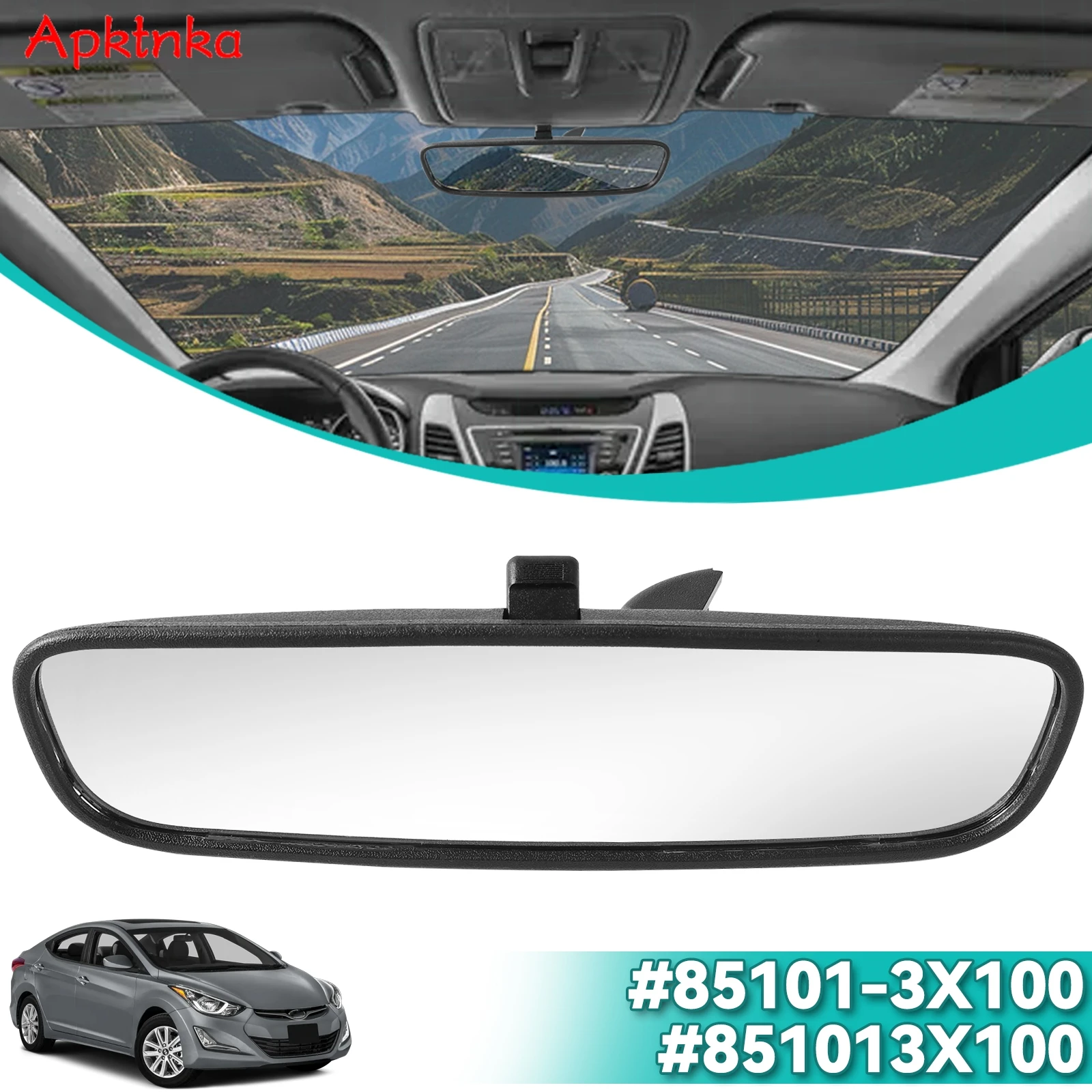 85101-3X100 851013X100 Car Mirror Inside Interior Rear View Inner For Hyundai Santa Fe Sonata Elantra Veloster Kia Optima Rio
85101-3X100 851013X100 Car Mirror Inside Interior Rear View Inner For Hyundai Santa Fe Sonata Elantra Veloster Kia Optima Rio