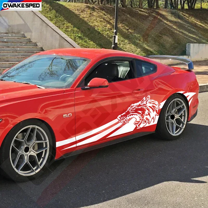 Car Body Door Side Stickers Racing Stripes Kit Wrap Vinyl Decal For Ford Mustang Coupe GT 2015- Shelby GT500 GT350 Accessories
Car Body Door Side Stickers Racing Stripes Kit Wrap Vinyl Decal For Ford Mustang Coupe GT 2015- Shelby GT500 GT350 Accessories