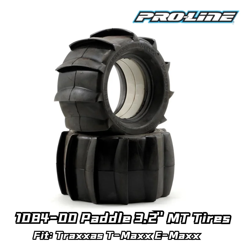 Original Proline 1084-00 Paddle 3.2" MT Tires Maxx Paddle Tires Sand Tires Digging For RC Monster Truck Traxxas T-Maxx E-Maxx
Original Proline 1084-00 Paddle 3.2" MT Tires Maxx Paddle Tires Sand Tires Digging For RC Monster Truck Traxxas T-Maxx E-Maxx