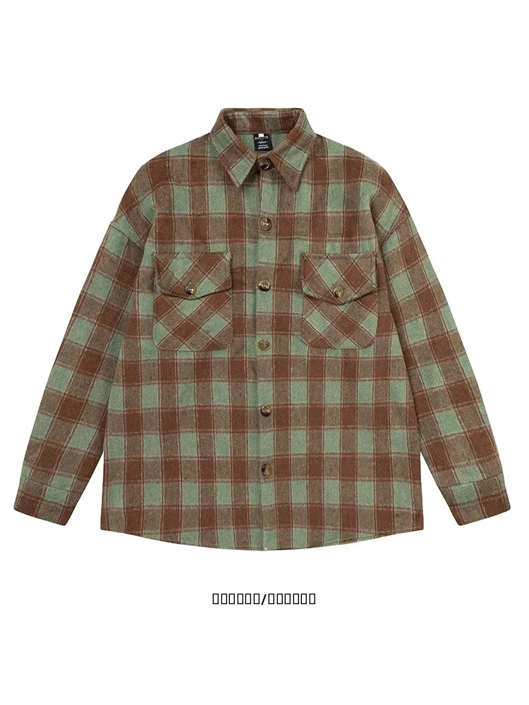 Unisex Long Sleeve Casual Shirt from Confidential Japanese Style Plaid Loose Fit Versatile Comfortable Printed Button down
Unisex Long Sleeve Casual Shirt from Confidential Japanese Style Plaid Loose Fit Versatile Comfortable Printed Button down