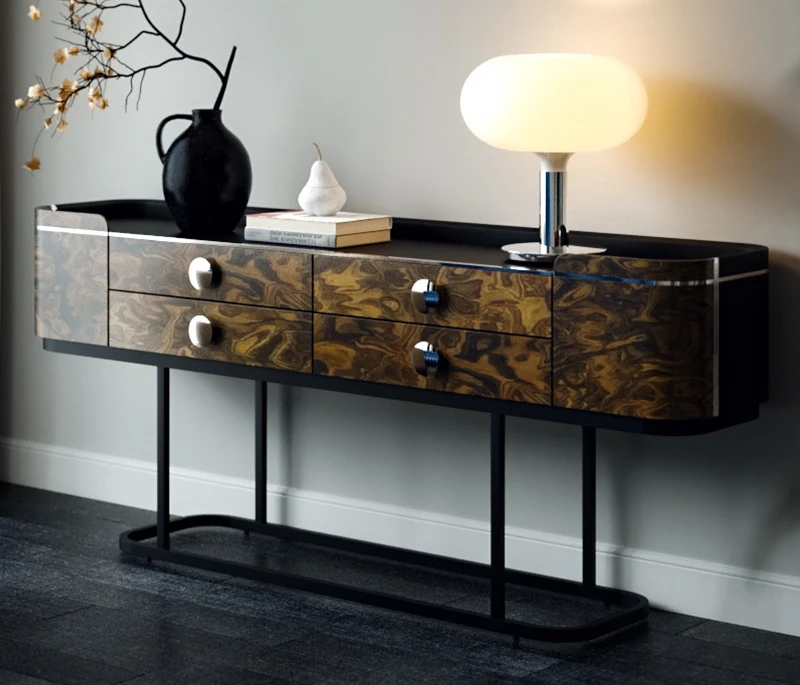 Simple light luxury foyer cabinet retro storage, solid wood furniture cabinet French living room entrance cabinet
Simple light luxury foyer cabinet retro storage, solid wood furniture cabinet French living room entrance cabinet