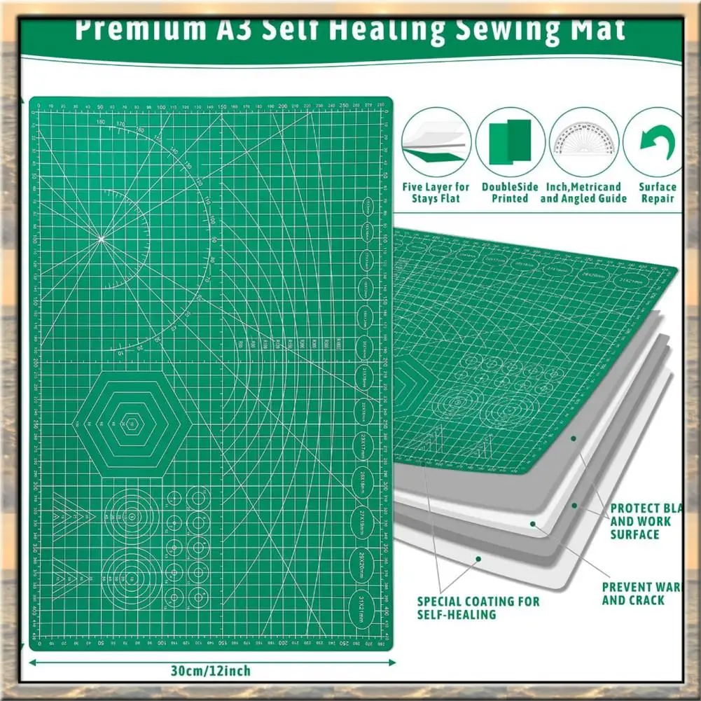 5 Pack Self Healing Cutting Mats And Exacto Knife Setfor Crafts, Scrapbooking And Quilting Work Mat Jan.
5 Pack Self Healing Cutting Mats And Exacto Knife Setfor Crafts, Scrapbooking And Quilting Work Mat Jan.